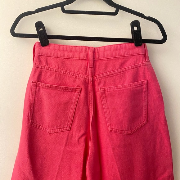 COS Hot Pink Wide Leg Jean 25 - Picture 2 of 4